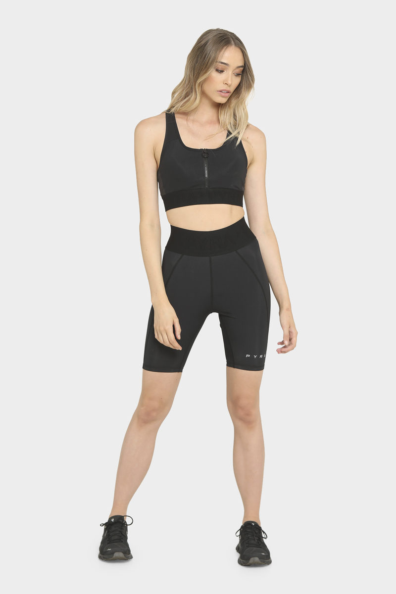 Altitude Zip Sports Crop