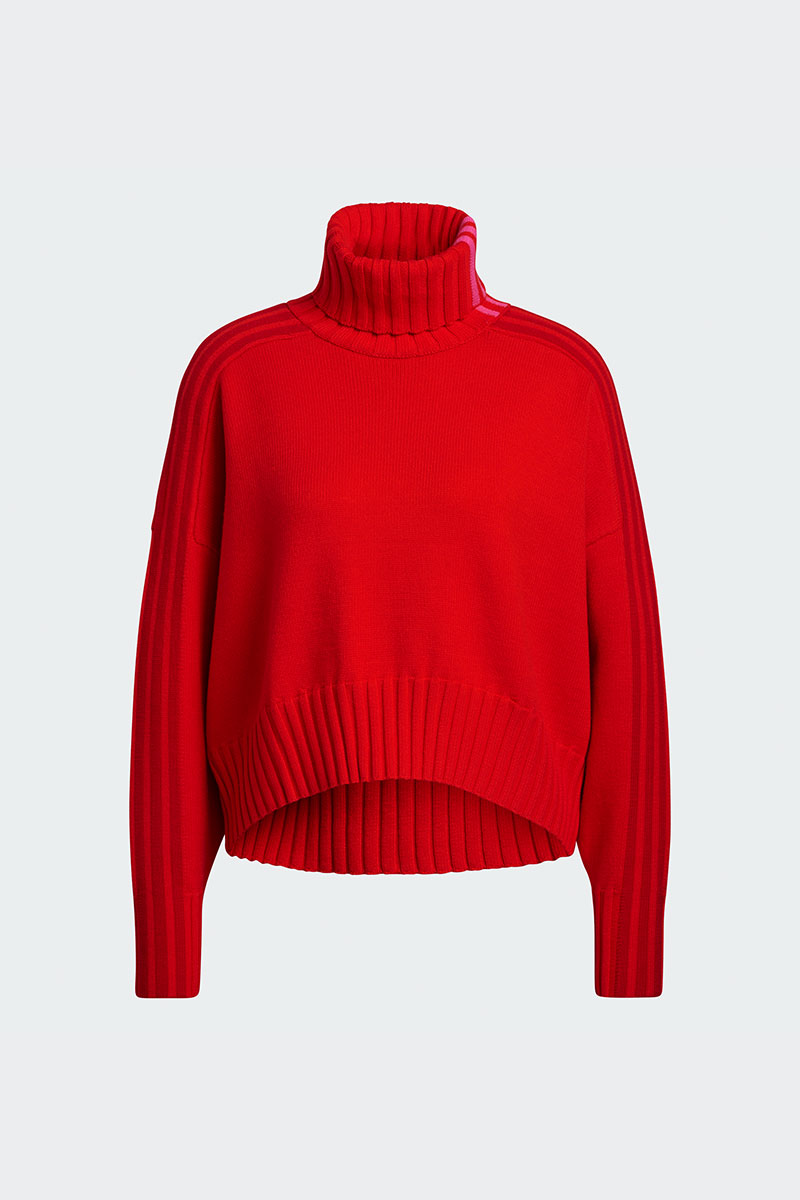 IVY PARK Turtleneck Crop Sweater Red | Stylerunner