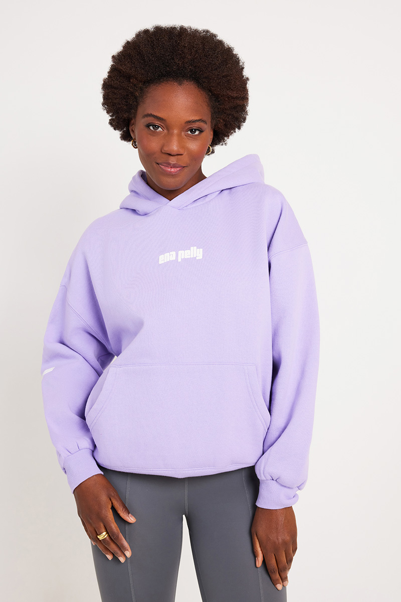 Ena Pelly EP x RE The Indi Oversized Hoodie Pastel Lilac | Stylerunner