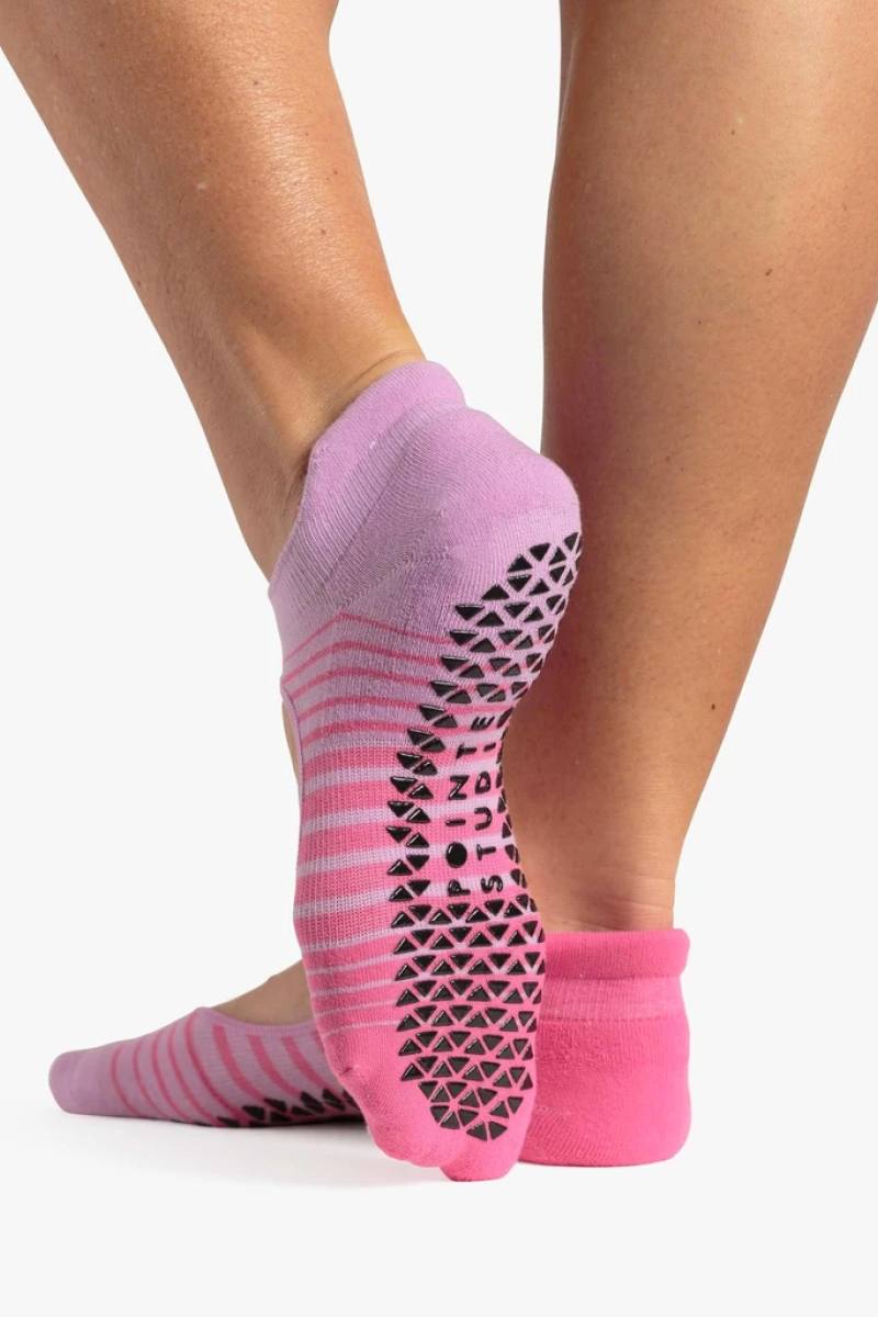 Ruby Grip Strap Socks