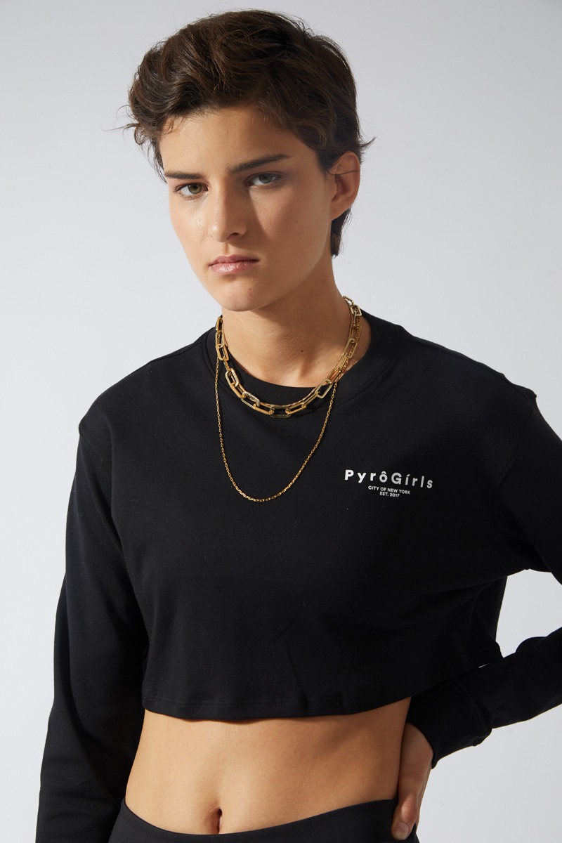 Long Sleeve Crop Tee