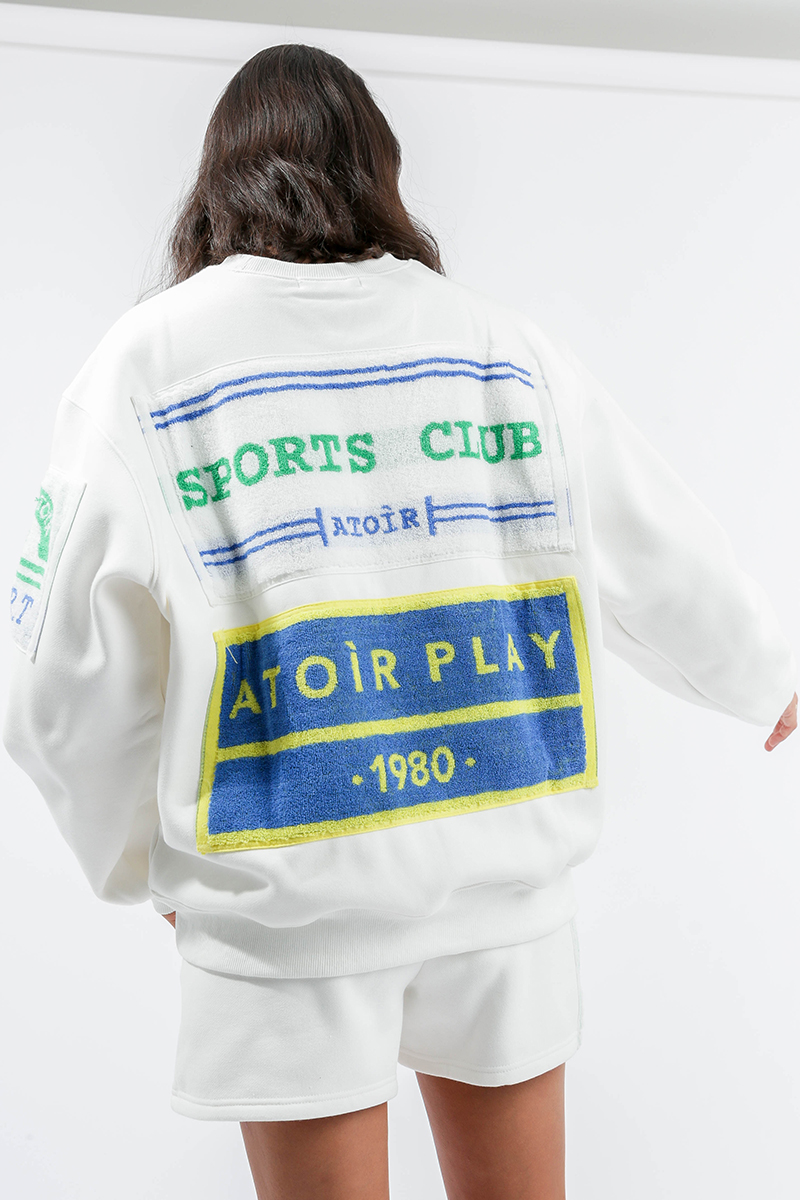 atoir The Sport Club Jumper White | Stylerunner