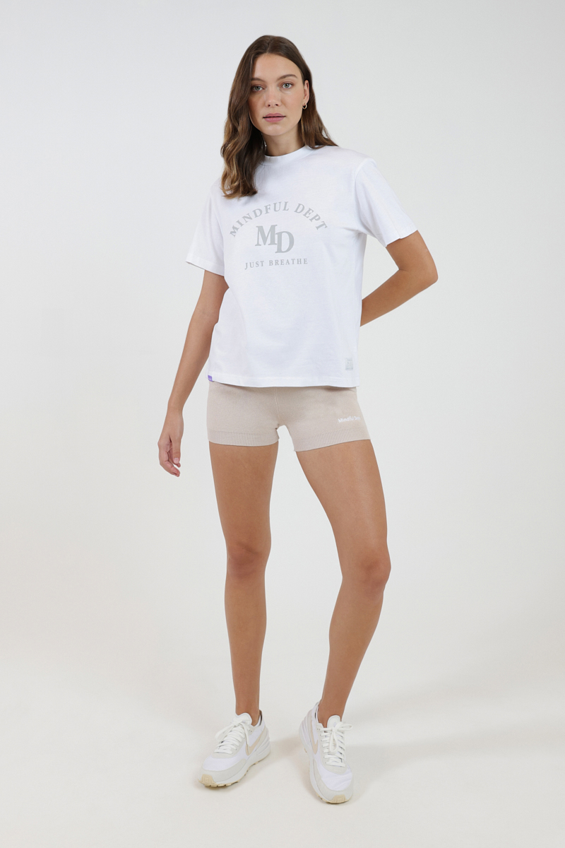 mindful dept Knit Peachy Bike Short GRAVEL Stylerunner