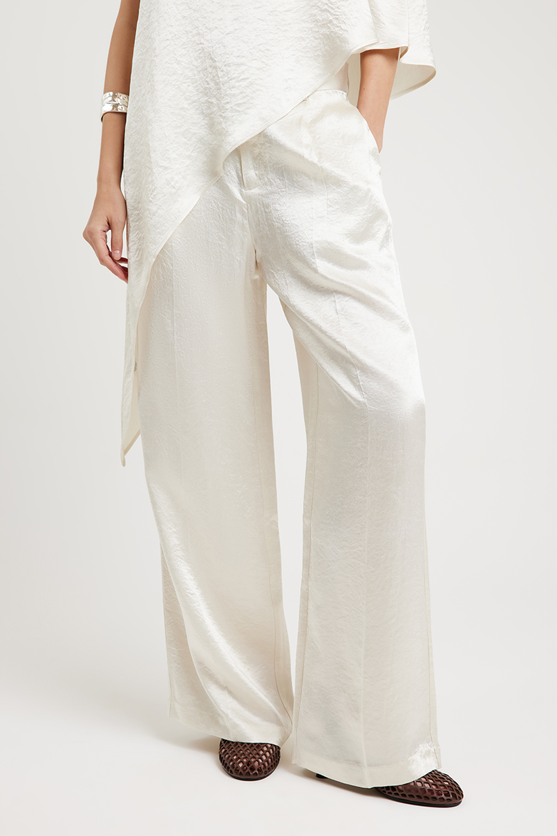 Third Form Crush Tailored Trouser Cream