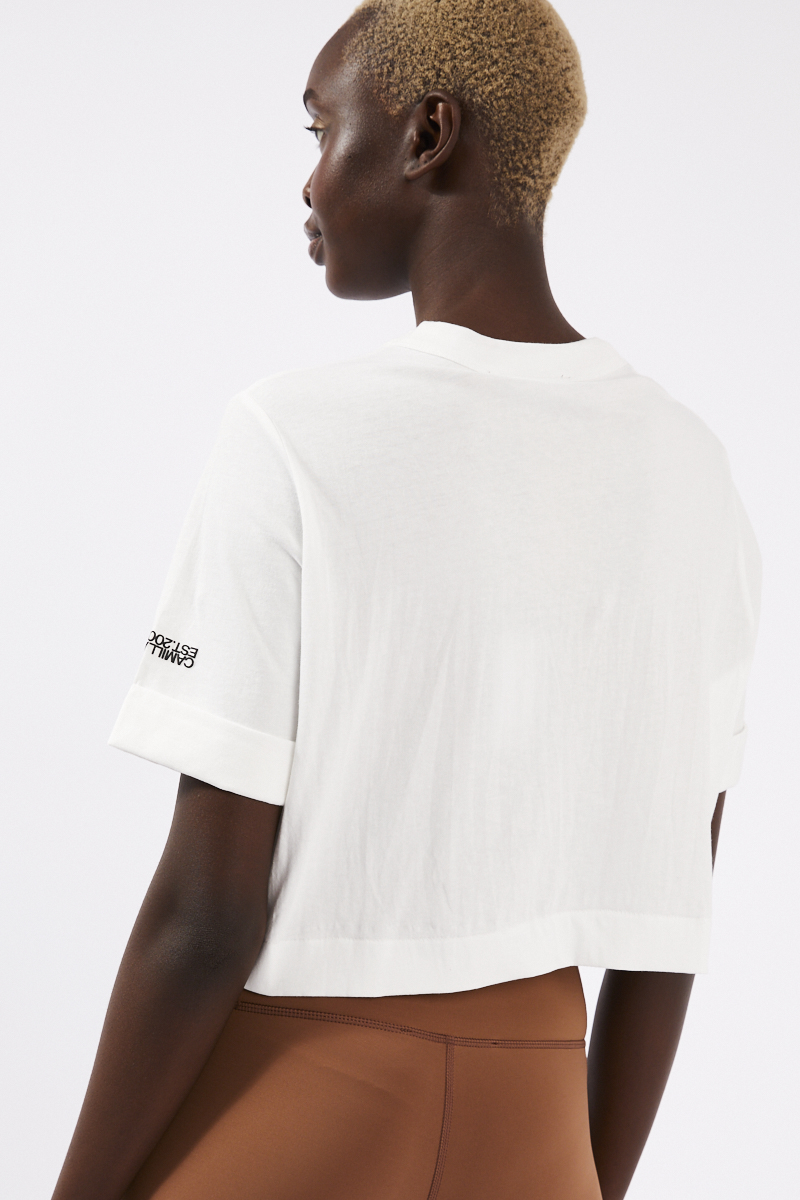 Arquette Crop Logo Tee