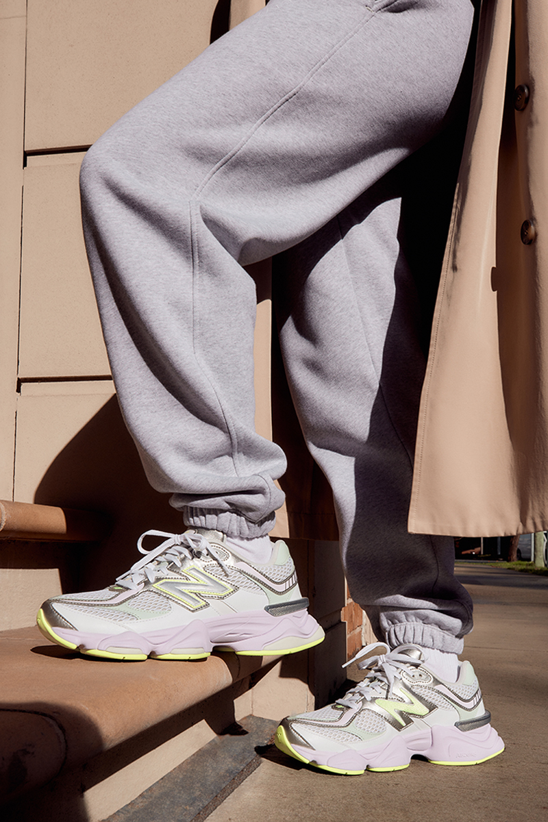 Chunky New Balance Outfit NEW BALANCE 9060 Rubber-trimmed Textured