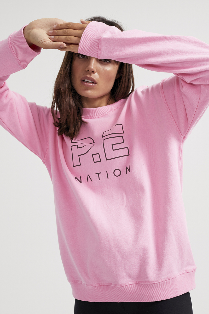 P.E Nation Heads Up Sweat - Hot Pink | Stylerunner