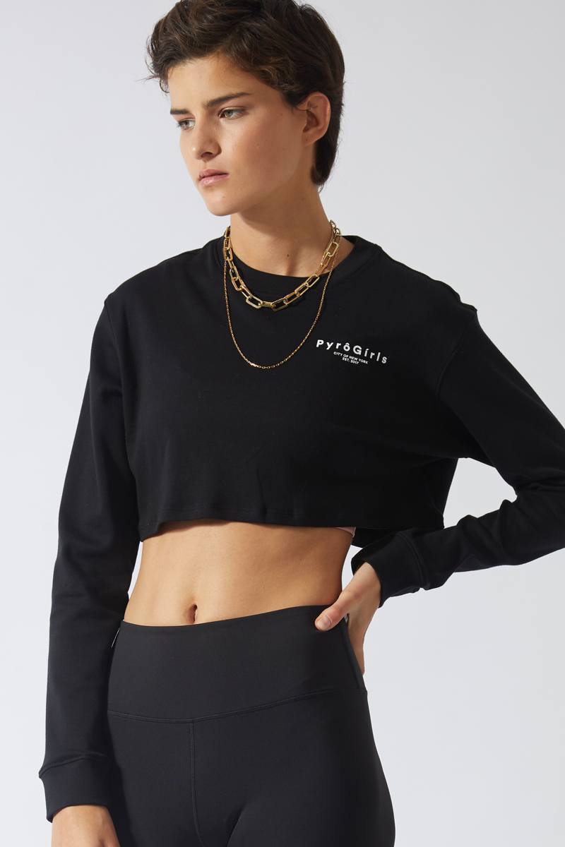 Long Sleeve Crop Tee