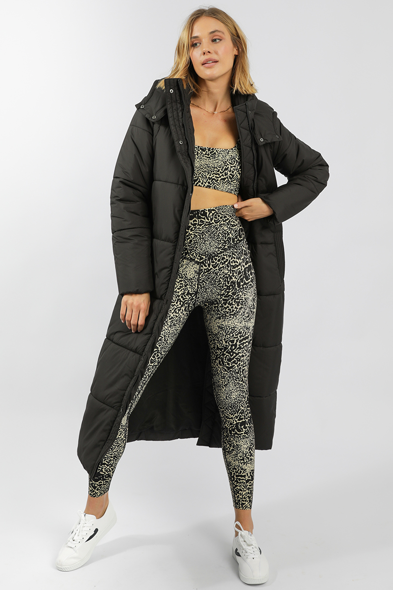Stylerunner Longline Puffer Black 