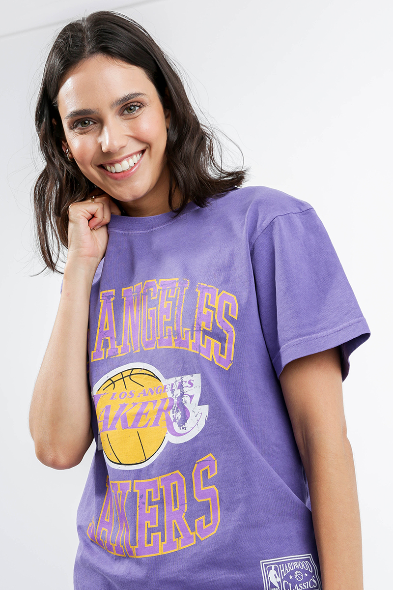 purple lakers shirt