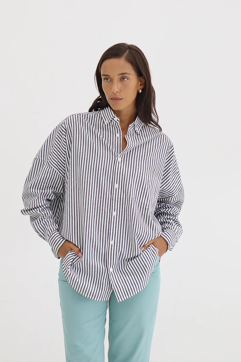 blanca Phoebe Shirt Grey | Stylerunner