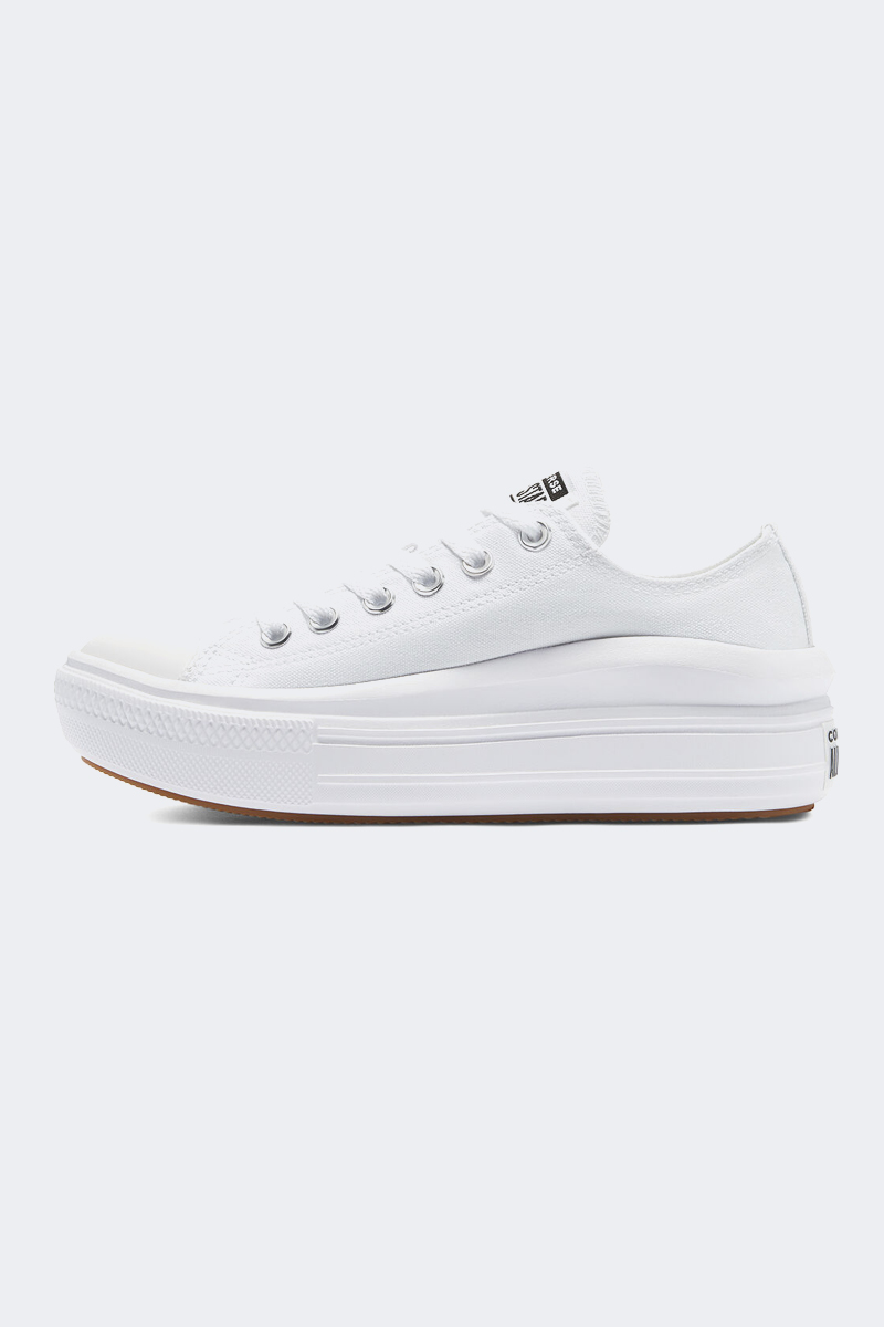 white chuck taylor all star move ox sneakers