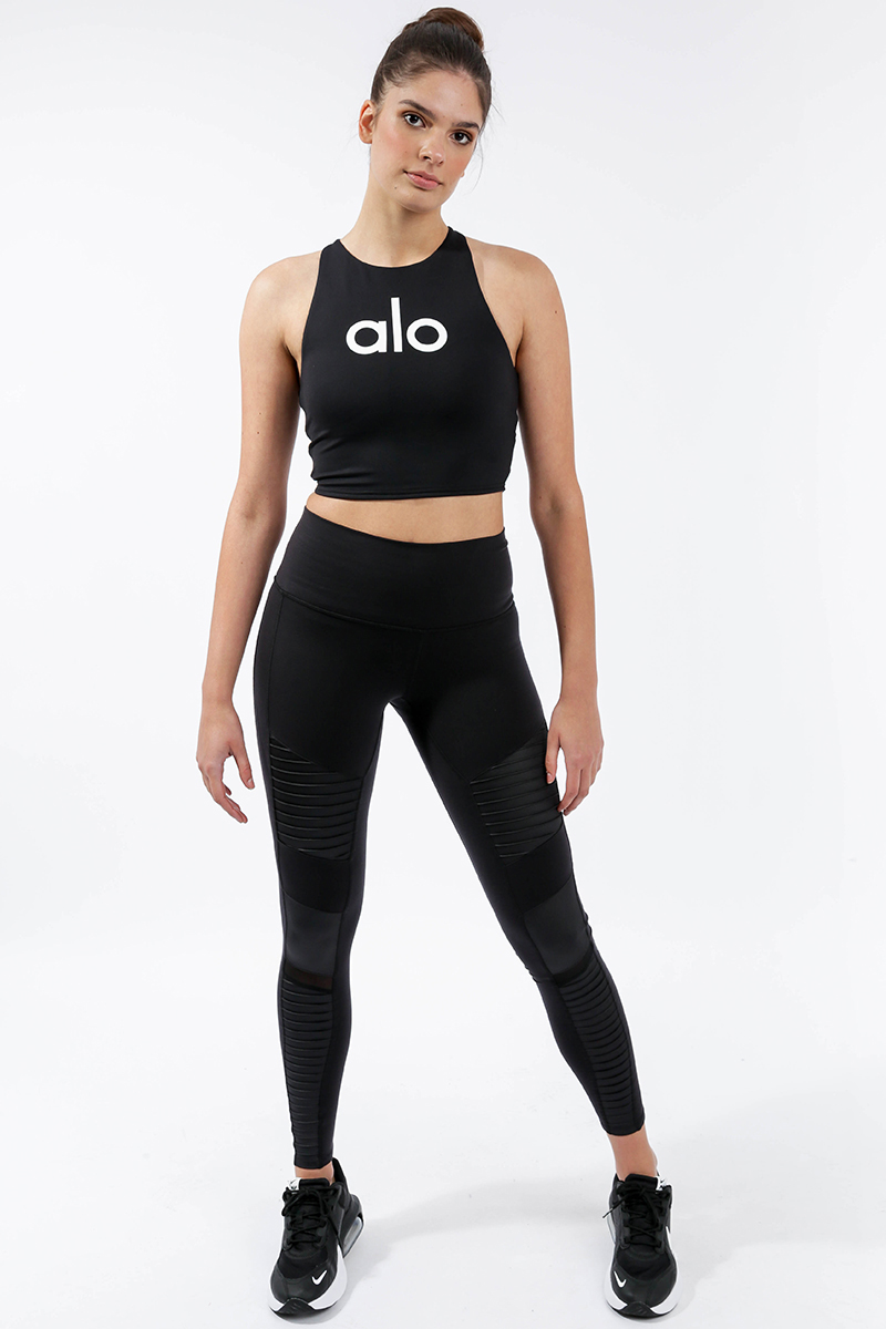 High-Waist Moto Legging