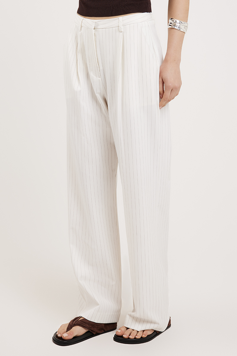 Ode Glane Tailored Pant Soft White