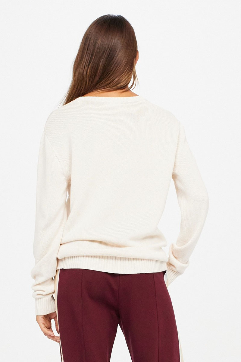 The Upside Niyama Knit Bondi Sweater Natural | Stylerunner