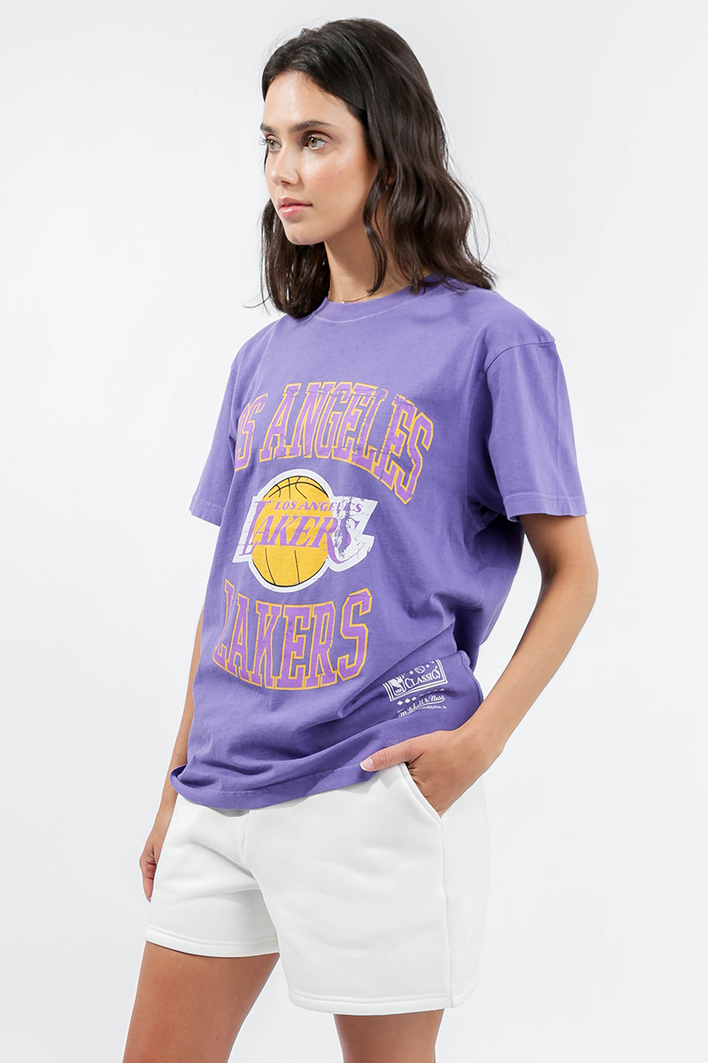 Vintage Crest Logo Tee Lakers