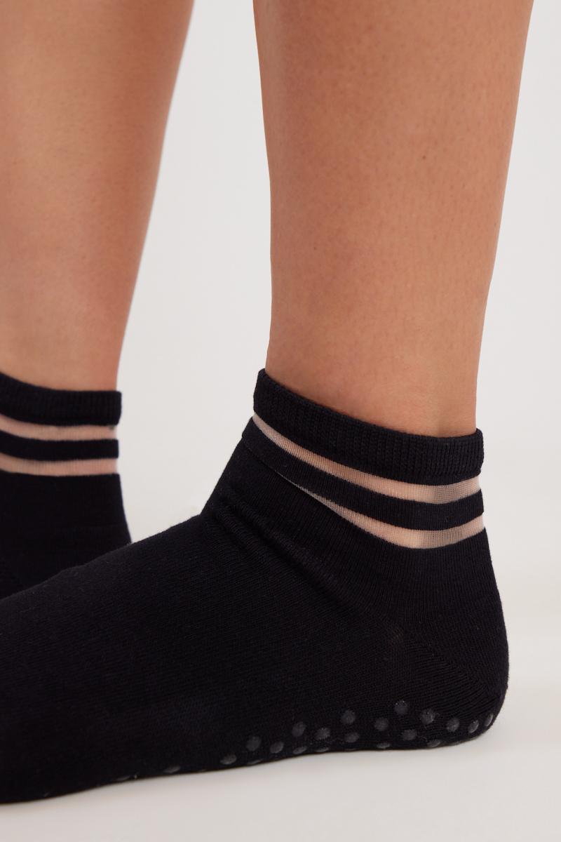 Women's Pulse Grip Sock - Black