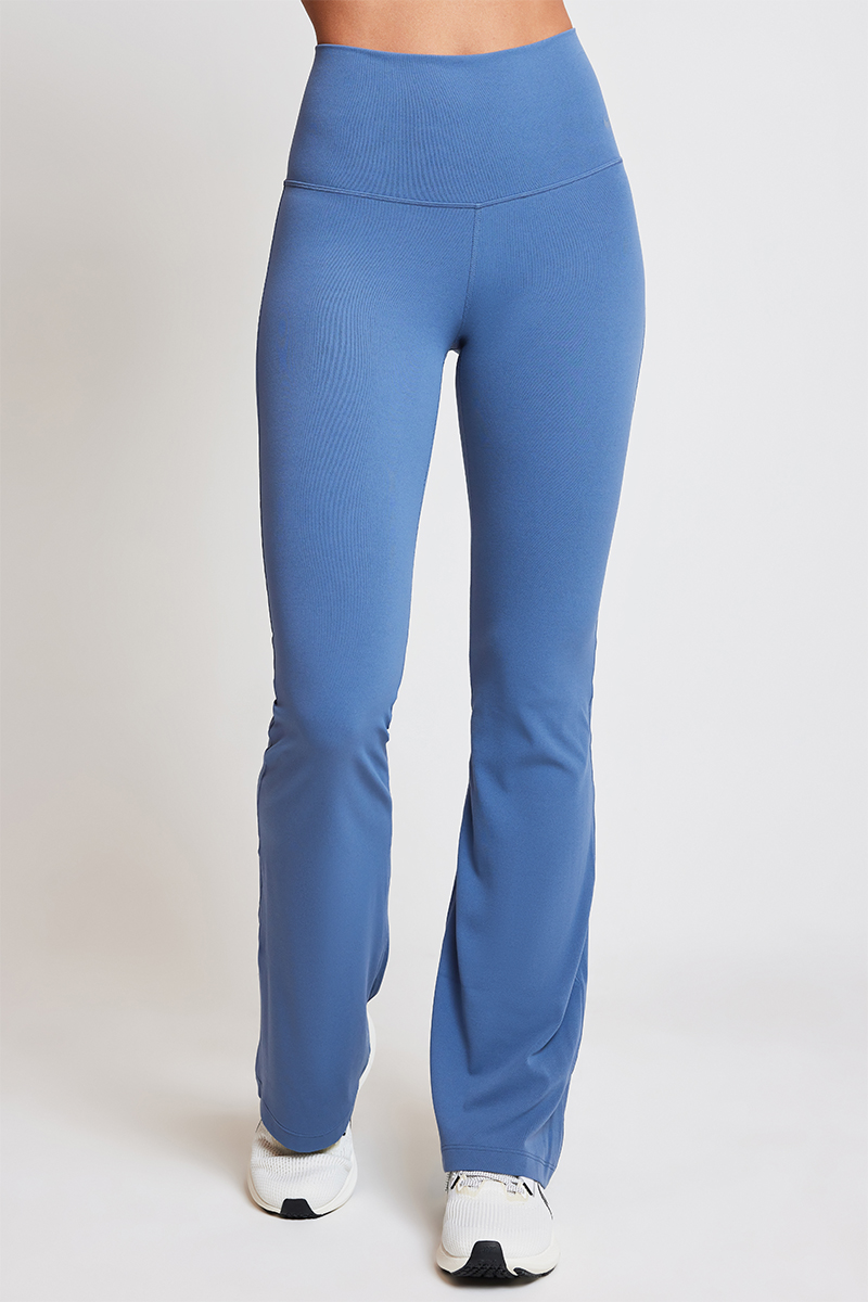 Nike Zenvy Flare Legging Diffused Blue/Black Stylerunner