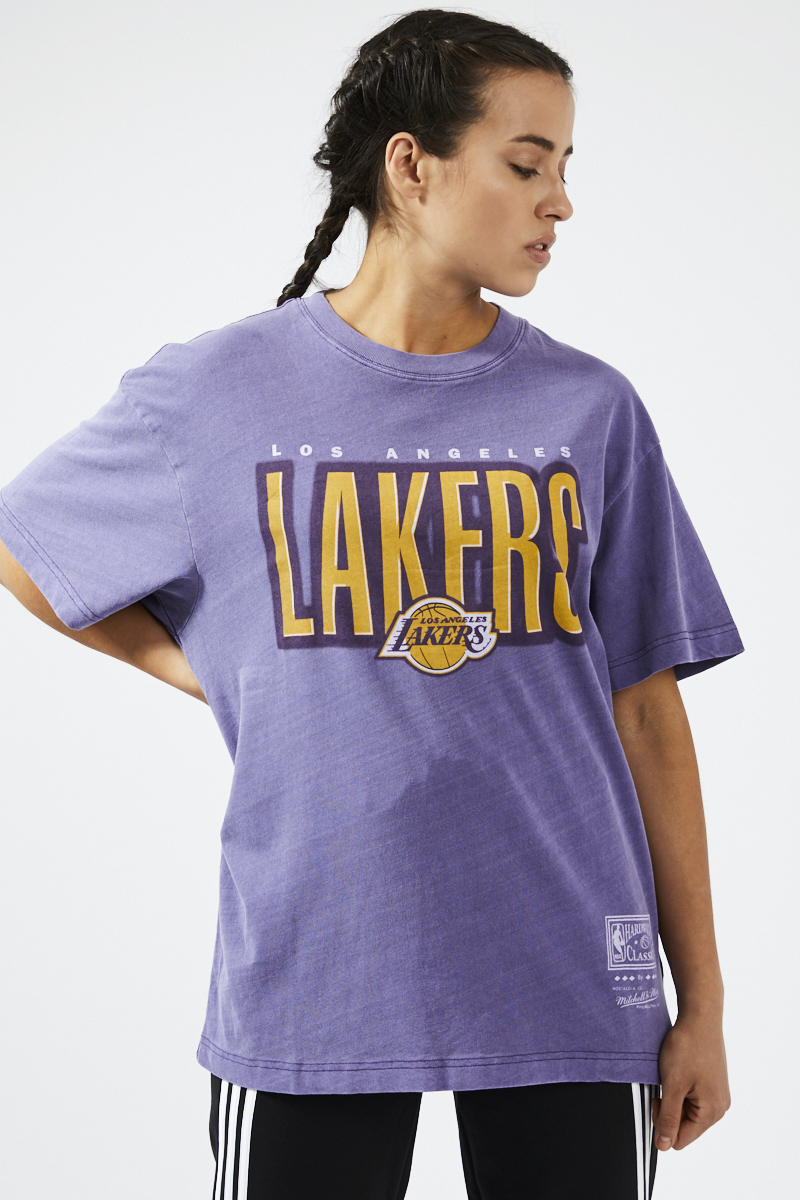 mitchell and ness lakers tee