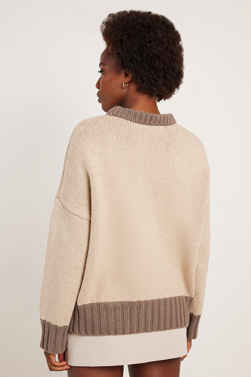 blanca Chambord Knit Oatmeal | Stylerunner