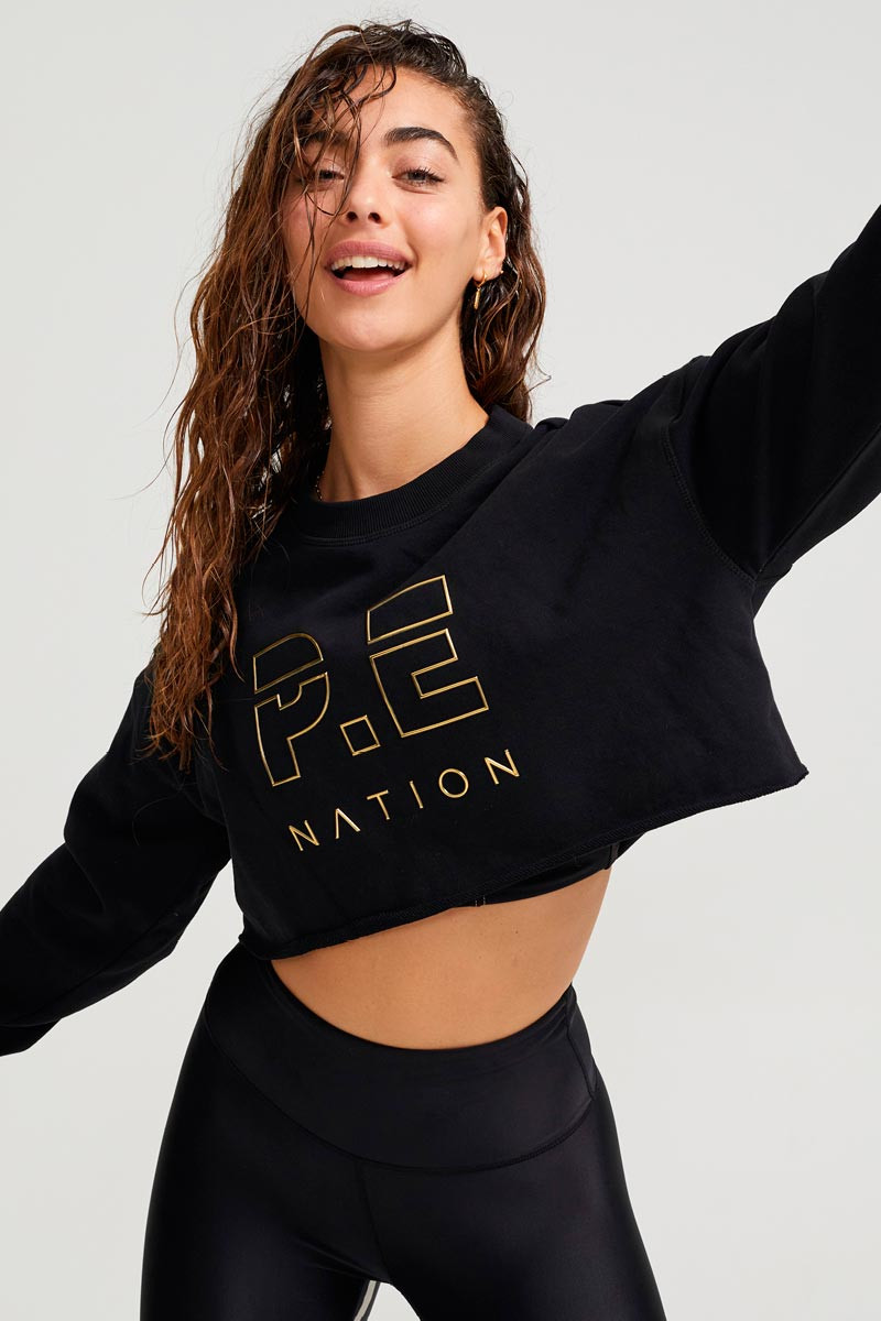 pe nation cropped jumper