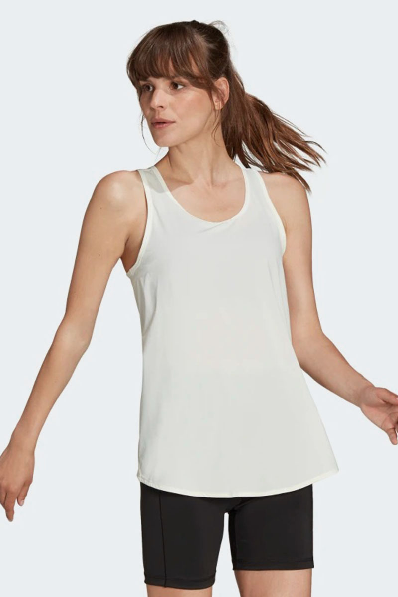 adidas Performance Karlie Kloss Run Tank White | Stylerunner