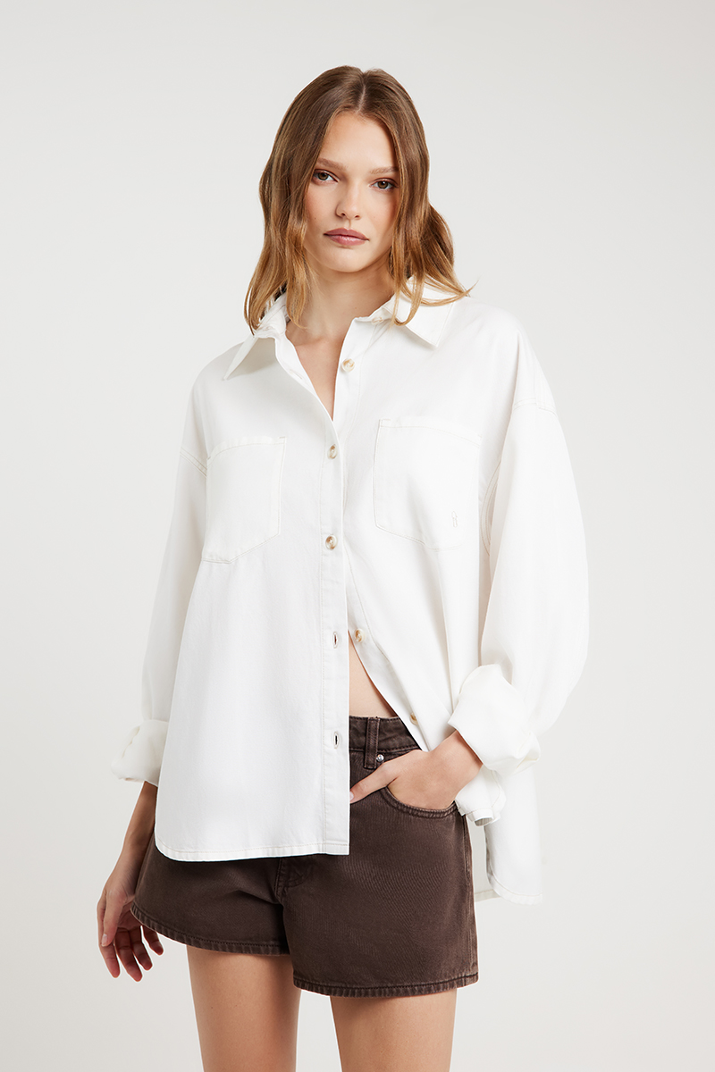 Ode Carter Shirt White