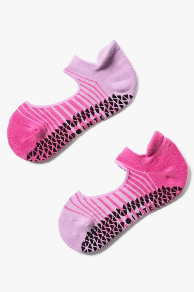 Ruby Grip Strap Socks