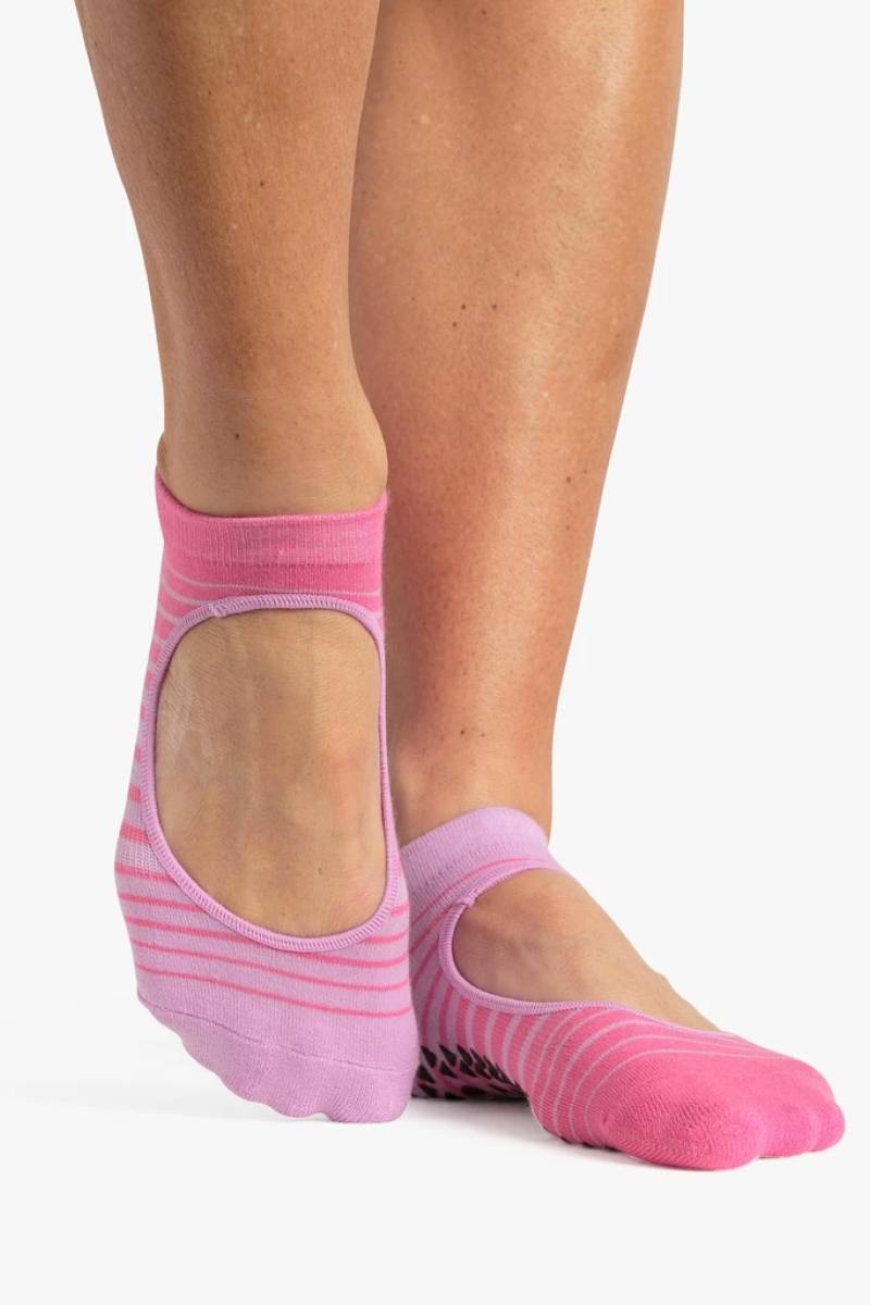 Ruby Grip Strap Socks