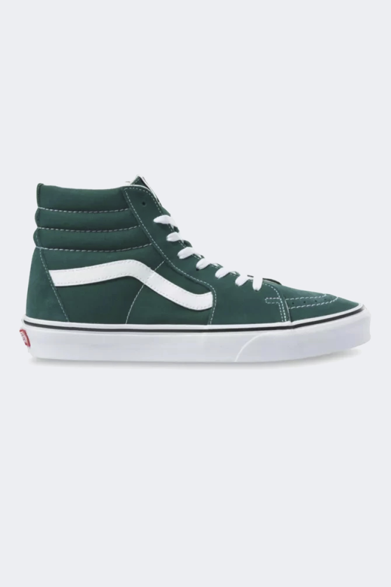 green vans high top sneakers