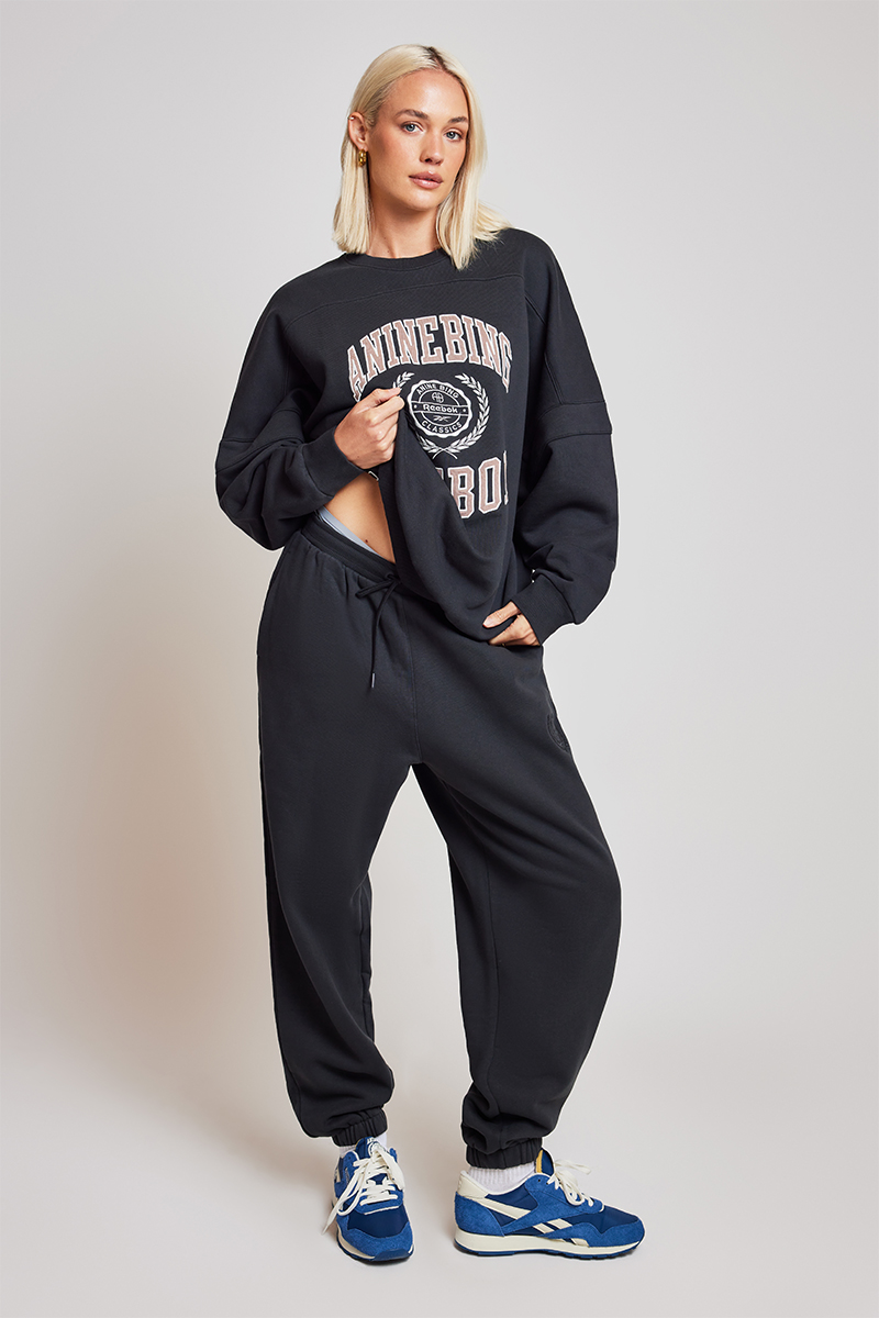 Reebok Reebok x ANINE BING Oversized Crew Night Black