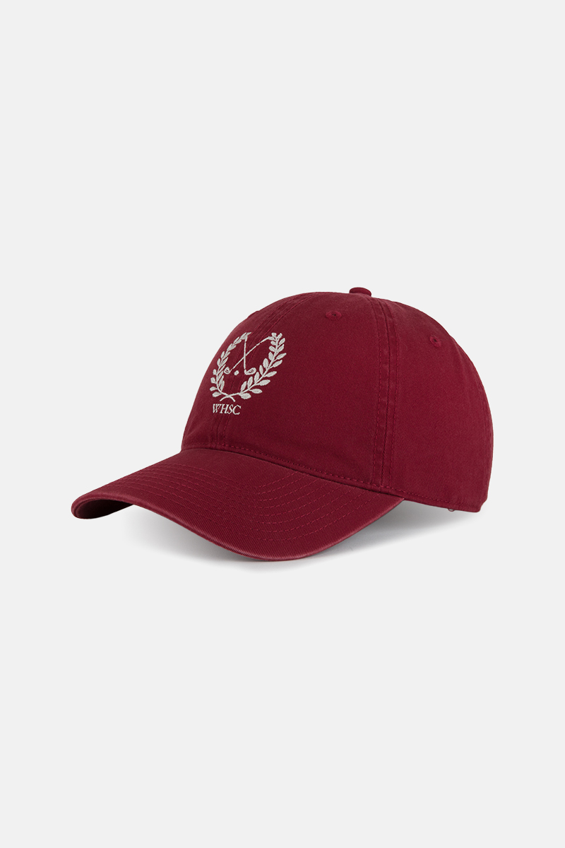 West Hollywood Sweat Club Golf Crest Ball Park Cap Wine