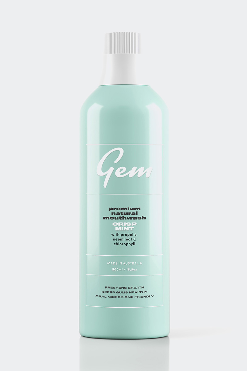 Gem Oral Microbiome Friendly Mouthwash Mint Stylerunner