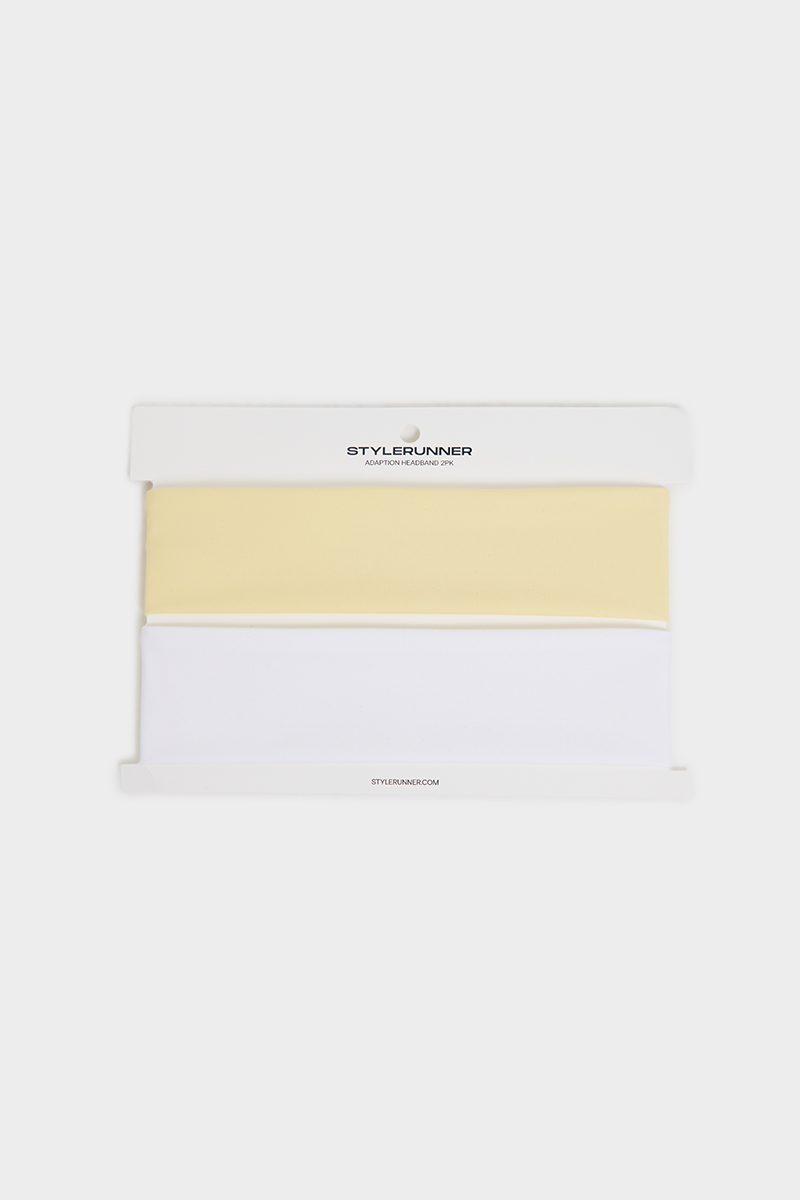 Stylerunner Adaption Headband 2pk Sunshine/White