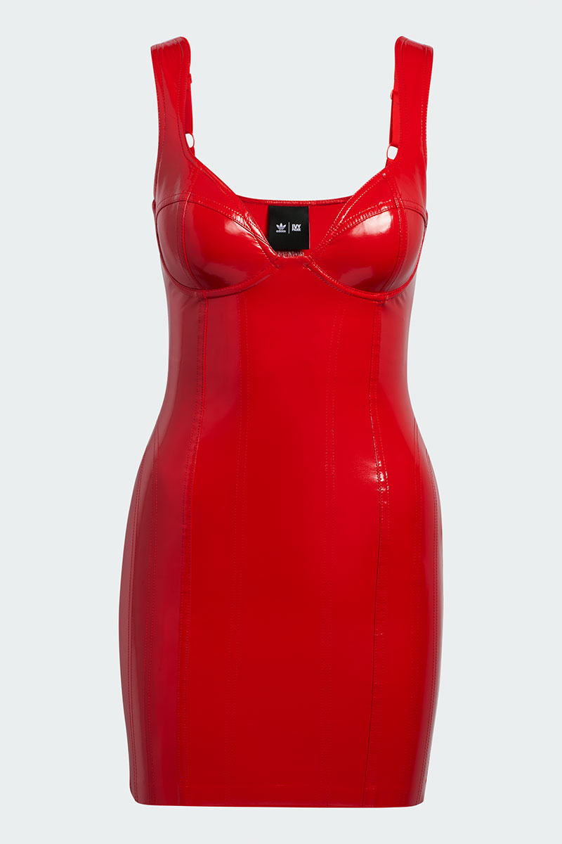 IVY PARK Latex Tank Dress Red | Stylerunner