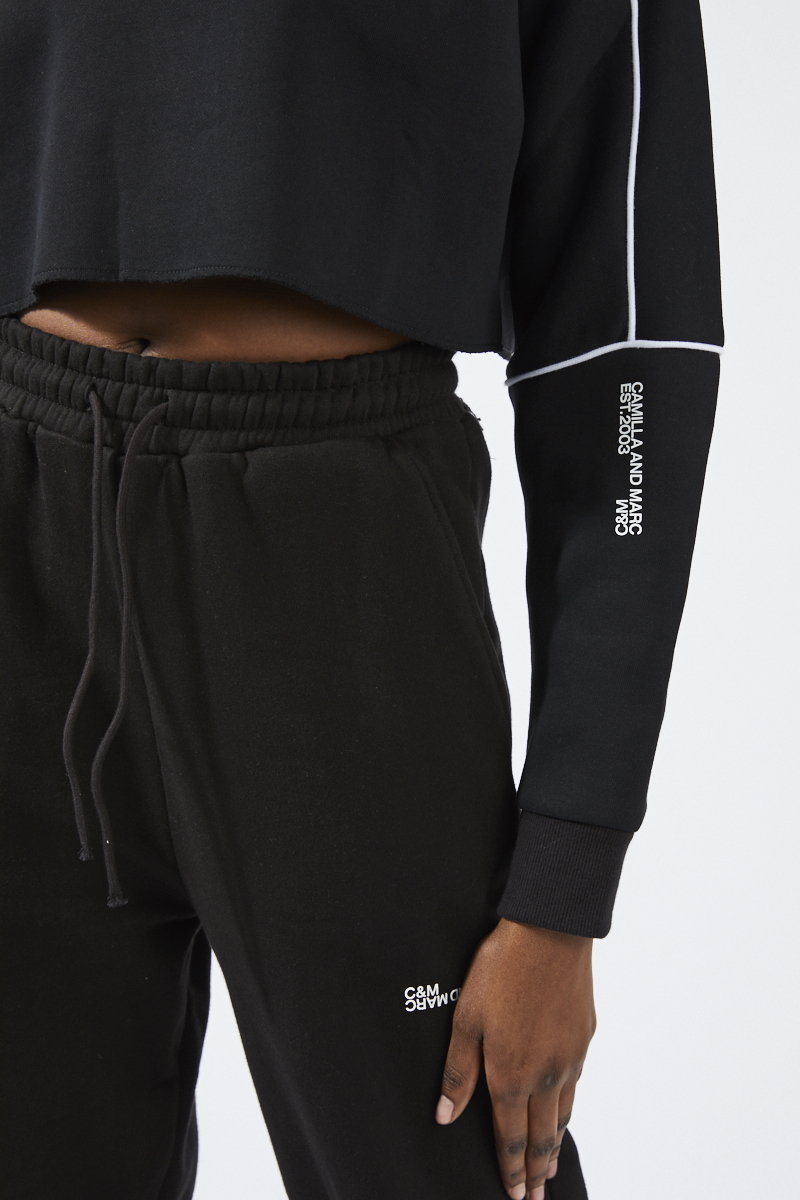 Seville Cropped Bonded Crew