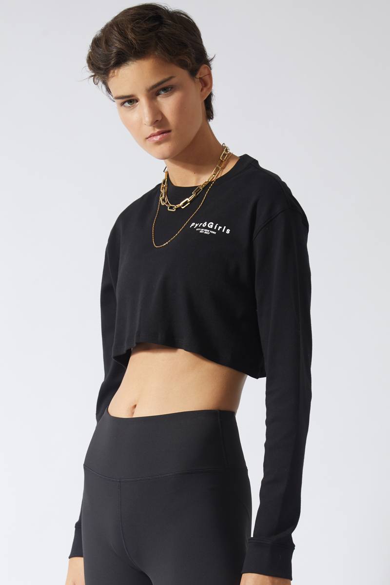 Long Sleeve Crop Tee