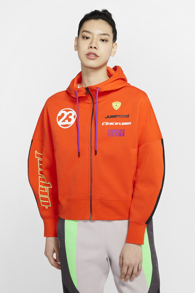 orange jordan jacket