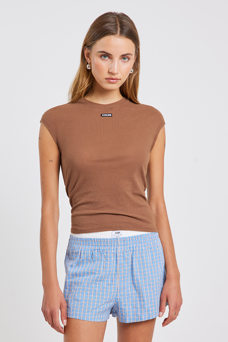 Ksubi Staple SS Tee Brown