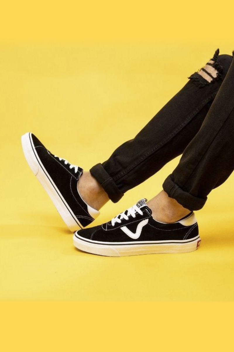 Vans Sport Suede (Suede) Black 