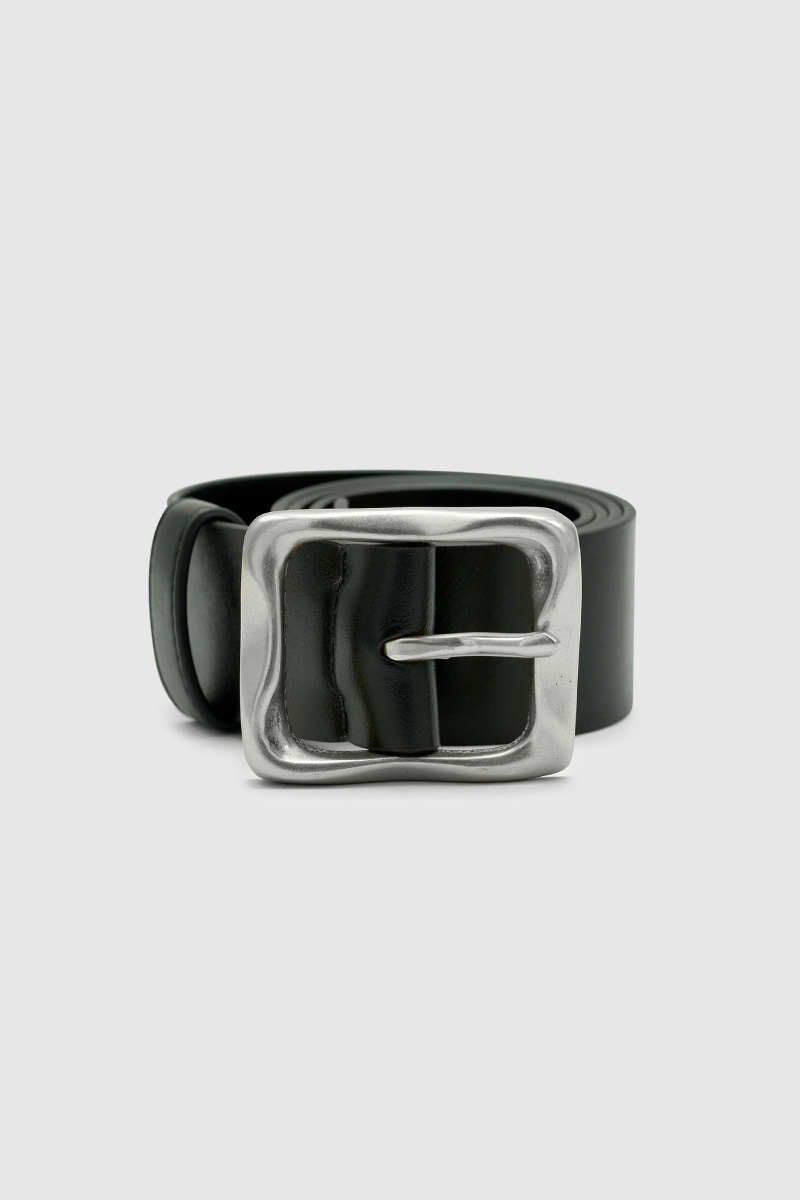 Brie Leon Everyday Belt Black/Silver