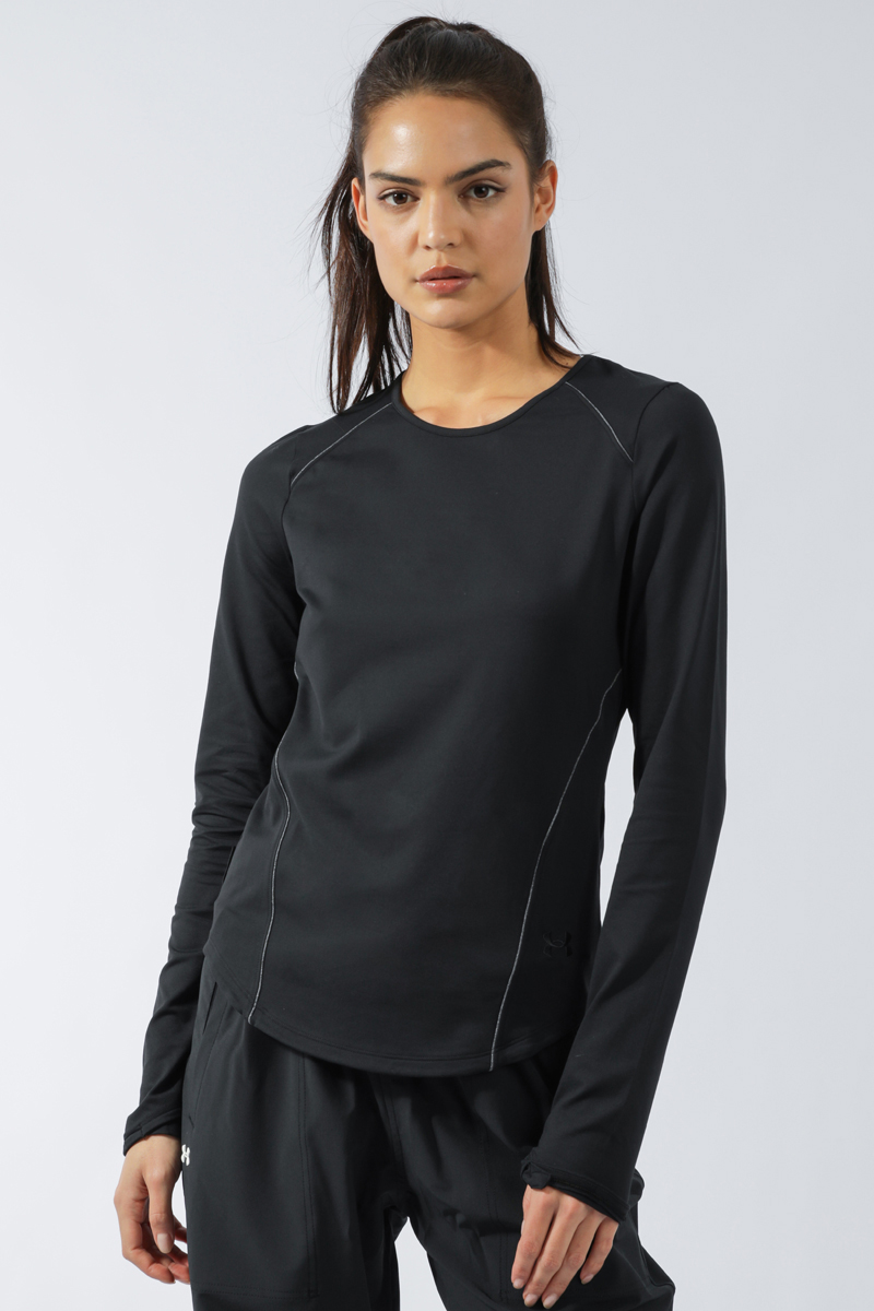 Under Armour Meridian Infuse Crew Long Sleeve - Black | Stylerunner