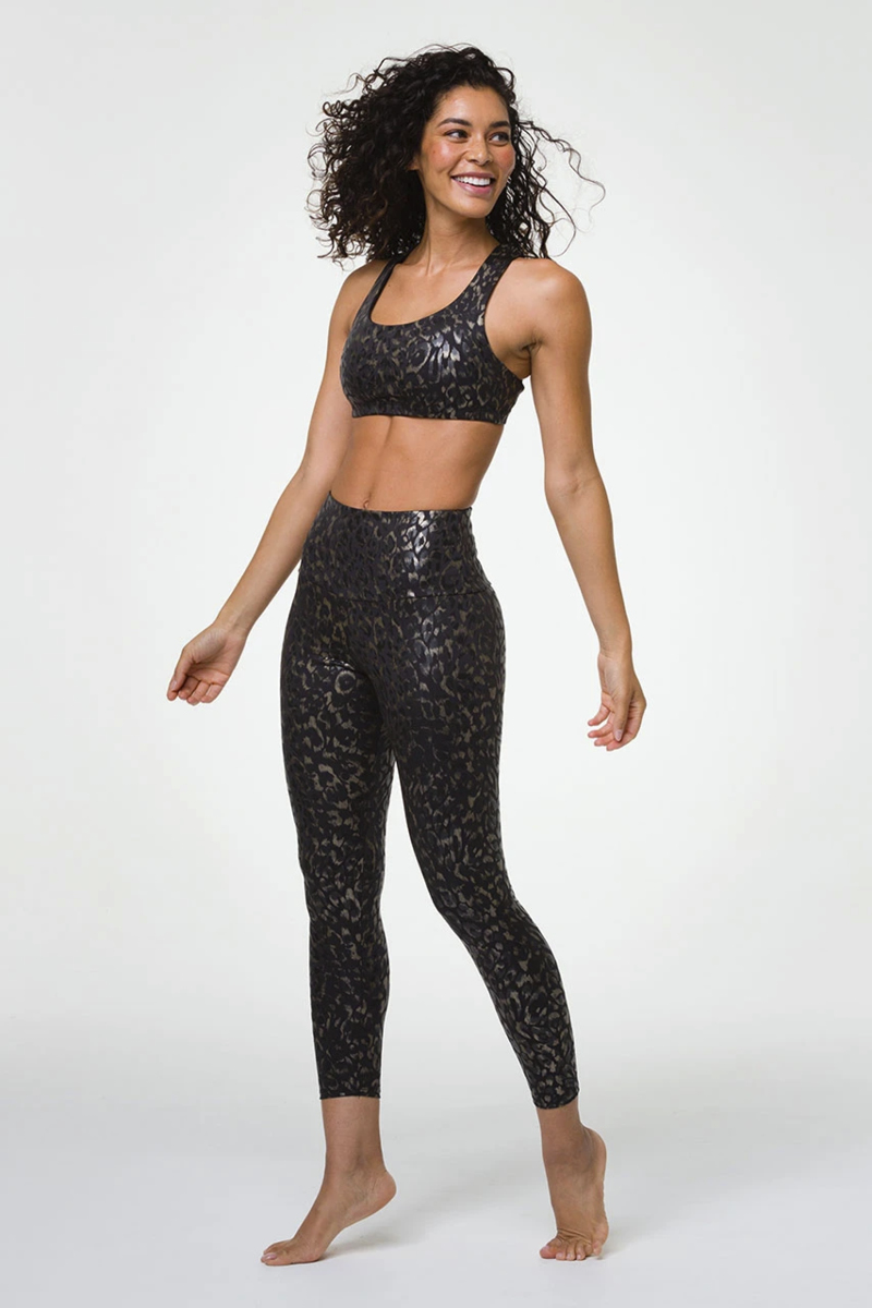 Foil Midi Legging
