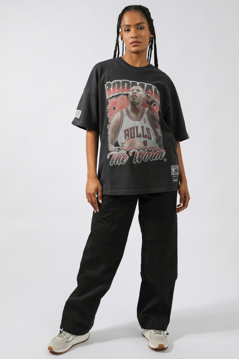 Mitchell & Ness Vintage Dennis Rodman Tee - Black | Stylerunner