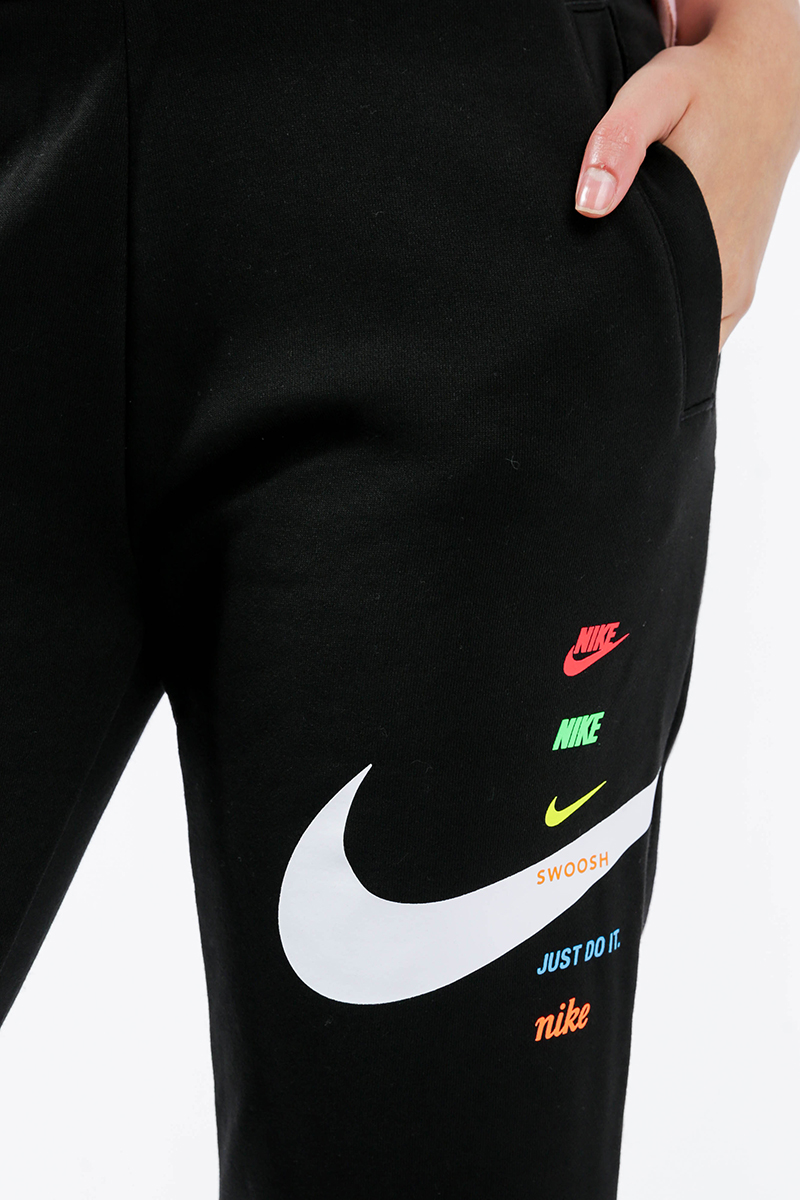 Nike Sportswear Swoosh Pants Black/(Multi Color) | Stylerunner