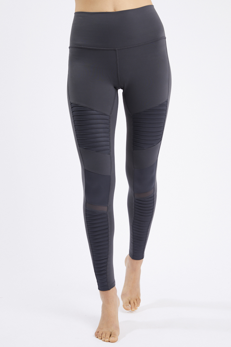High-Waist Moto Legging