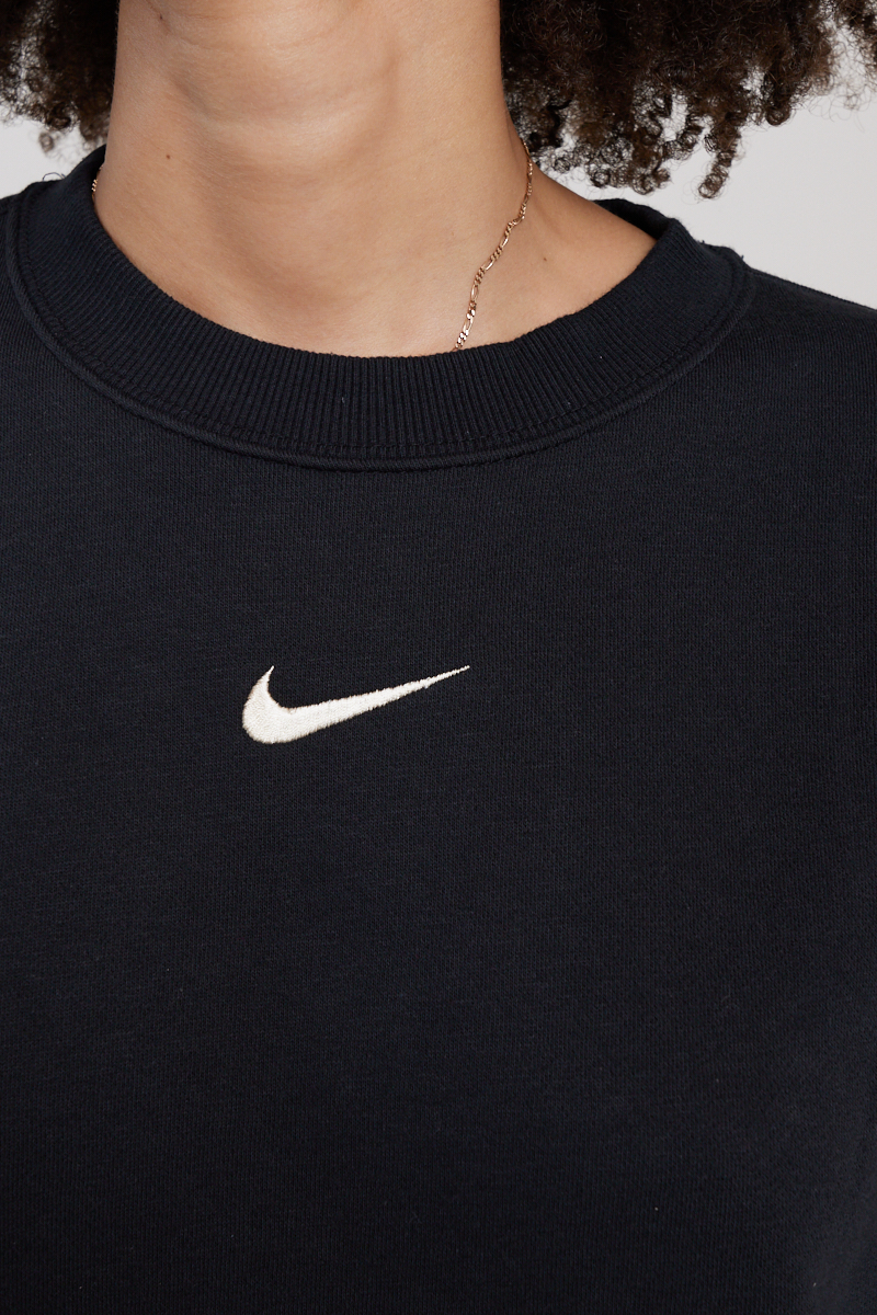 Nike Sportswear Phoenix Fleece Sweatshirt Black/Sail | Stylerunner
