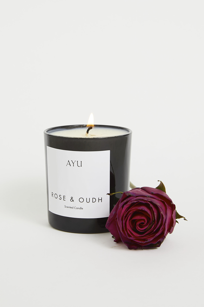 Rose & Oudh Candle