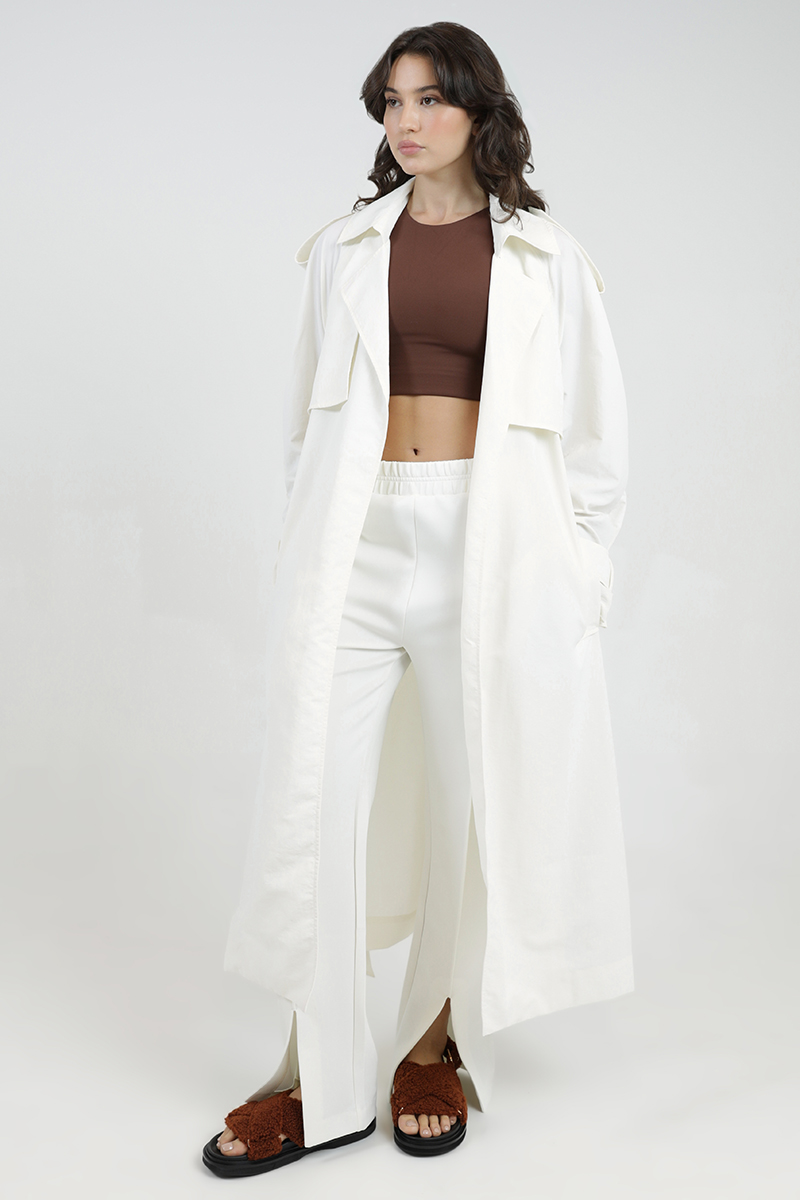 C&M Camilla and Marc Marmon Trench Soft White | Stylerunner