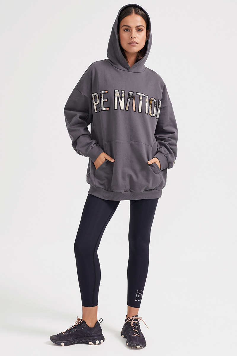 P.E Nation Alliance Hoodie Charcoal | Stylerunner